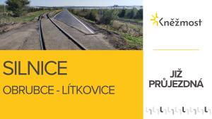 Oprava silnice Obrubce - Lítkovice